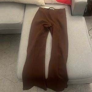Women’s Abercrombie brown boot leg cut pants